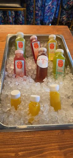 The Juice Lady ATL juices chilled on ice