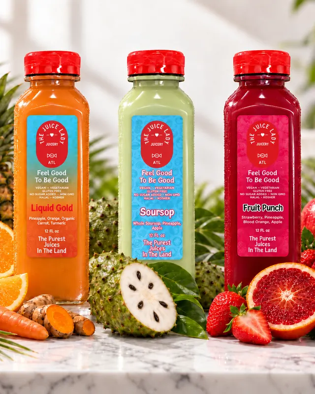 BEAUTY BUNDLE: Liquid Gold, Soursop & Fruit Punch (3 Bottles, 12 fl oz Each)