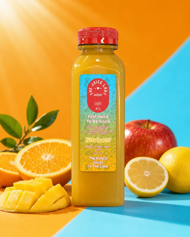 Starburst Mango, Orange, Apple, Lemon Juice Drink - 1 bottle (12 oz)